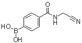 structure of CAS# 1056636-11-3, B-[4-[[(Cyanomethyl)amino]carbonyl]phenyl]boronic acid