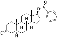 Androstanolone 17-benzoate molecular structure (CAS 1057-07-4)