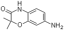 结构式 CAS# 105807-83-8, 7-氨基-2,2-二甲基-2H-苯并[b][1,4]恶嗪-3(4H)-酮