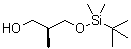 (2S)-3-[[(1,1-Dimethylethyl)dimethylsilyl]oxy]-2-methyl-1-propanol molecular structure (CAS 105859-45-8)