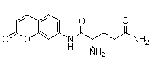 结构式 CAS# 105888-45-7, (2S)-2-氨基-N1-(4-甲基-2-氧代-2H-1-苯并吡喃-7-基)戊二酰胺