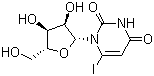 structure of CAS# 105967-11-1, 6-Iodo-uridine