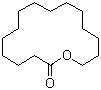 Cyclopentadecanolide molecular structure (CAS 106-02-5)