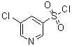 structure of CAS# 1060802-18-7, 5-Chloro-3-pyridinesulfonyl chloride