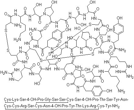 omega-Conotoxin G VIA molecular structure (CAS 106375-28-4)