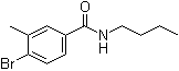 结构式 CAS# 1065073-96-2, 4-溴-N-丁基-3-甲基苯甲酰胺