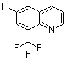 结构式 CAS# 1065074-24-9, 6-氟-8-(三氟甲基)喹啉