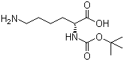 N-(tert-Butoxycarbonyl)-D-lysine molecular structure (CAS 106719-44-2)