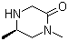 structure of CAS# 1068149-96-1, (5R)-1,5-Dimethyl-2-piperazinone