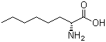 结构式 CAS# 106819-03-8, (R)-2-氨基辛酸
