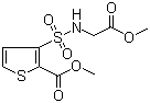结构式 CAS# 106820-63-7, 3-磺酰氨基乙酸甲酯-2-噻吩甲酸甲酯