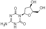 6-Amino-3-(2-deoxy-beta-D-erythro-pentofuranosyl)-1,3,5-triazine-2,4(1H,3H)-dione molecular structure (CAS 106966-55-6)