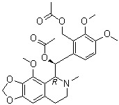 alpha-Narcotinediol diacetate molecular structure (CAS 106982-95-0)