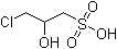 3-Chloro-2-hydroxypropylsulfonic acid molecular structure (CAS 107-57-3)