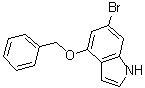 structure of CAS# 1070503-92-2, 6-Bromo-4-(phenylmethoxy)-1H-indole