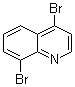 结构式 CAS# 1070879-31-0, 4,8-二溴喹啉