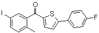 2-(5-Iodo-2-Methylbenzoyl)-5-(4-fluorophenyl)thiophene molecular structure (CAS 1071929-08-2)