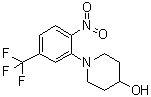 结构式 CAS# 1072944-51-4, 1-[2-硝基-5-(三氟甲基)苯基]-4-哌啶醇