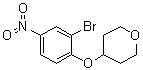 结构式 CAS# 1072944-62-7, 4-(2-溴-4-硝基苯氧基)四氢-2H-吡喃