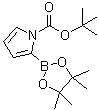 结构式 CAS# 1072944-98-9, 1-(叔丁氧羰基)-1H-吡咯-2-硼酸频哪醇酯