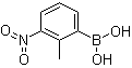 结构式 CAS# 1072945-60-8, (2-甲基-3-硝基苯基)硼酸