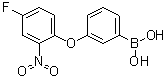 结构式 CAS# 1072945-96-0, [3-(4-氟-2-硝基苯氧基)苯基]硼酸