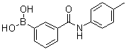 结构式 CAS# 1072946-03-2, [3-[[(4-甲基苯基)氨基]羰基]苯基]硼酸