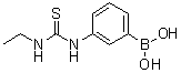 结构式 CAS# 1072946-06-5, [3-[[(乙基氨基)硫代甲酰基]氨基]苯基]硼酸