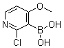 结构式 CAS# 1072946-19-0, 2-氯-4-甲氧基吡啶-3-基硼酸