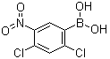 structure of CAS# 1072952-12-5, (2,4-Dichloro-5-nitrophenyl)boronic acid