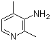 结构式 CAS# 1073-21-8, 2,4-二甲基-3-氨基吡啶