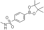 结构式 CAS# 1073353-47-5, [4-(N-甲基氨基磺酰基)苯基]硼酸频哪醇酯