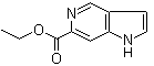 Ethyl 1H-pyrrolo[3,2-c]pyridine-6-carboxylate molecular structure (CAS 107384-68-9)
