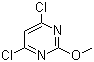 结构式 CAS# 1074-40-4, 4,6-二氯-2-甲氧基嘧啶