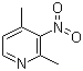结构式 CAS# 1074-76-6, 2,4-二甲基-3-硝基吡啶
