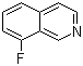 8-Fluoroisoquinoline molecular structure (CAS 1075-00-9)