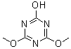 2-羟基-4,6-二甲氧基-1,3,5-三嗪分子结构 (CAS 1075-59-8)