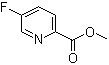 structure of CAS# 107504-07-4, 5-Fluoropyridine-2-carboxylic acid methyl ester;Methyl 5-fluoropyridine-2-carboxylate