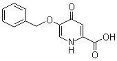 结构式 CAS# 107550-30-1, 3-苄氧基-4-吡啶酮-6-羧酸
