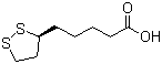 5-[(3S)-Dithiolan-3-yl]pentanoic acid molecular structure (CAS 1077-27-6)