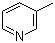 structure of CAS# 108-99-6, 3-Picoline;3-Methylpyridine
