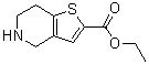 structure of CAS# 1080026-94-3, 4,5,6,7-Tetrahydrothieno[3,2-c]pyridine-2-carboxylic acid ethyl ester