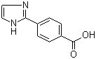structure of CAS# 108035-45-6, 4-(2-Imidazolyl)benzoic acid;4-(1H-Imidazol-2-yl)benzoic acid; 4-(1H-Imidazol-2-yl)benzenecarboxylic acid