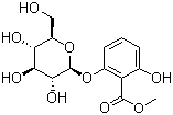 6-(beta-D-Glucopyranosyloxy)salicylic acid methyl ester molecular structure (CAS 108124-75-0)