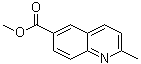 structure of CAS# 108166-01-4, 2-Methylquinoline-6-carboxylic acid methyl ester;Methyl 2-methyl-6-quinolinecarboxylate