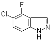 结构式 CAS# 1082041-86-8, 5-氯-4-氟-1H-吲唑