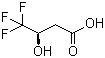结构式 CAS# 108211-36-5, (R)-3-羟基-4,4,4-三氟丁酸