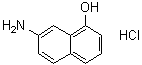 结构式 CAS# 1082649-42-0, 7-氨基-1-萘酚盐酸盐