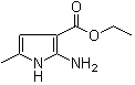 structure of CAS# 108290-85-3, Ethyl 2-amino-5-methyl-1H-pyrrole-3-carboxylate;2-Amino-5-methyl-1H-pyrrole-3-carboxylic acid ethyl ester