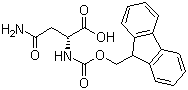 structure of CAS# 108321-39-7, Fmoc-D-Asparagine;Fmoc-D-Asn-OH; N-9-Fluorenylmethoxycarbonyl-D-asparagine